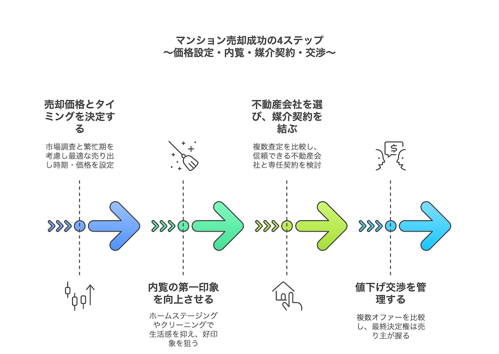 横浜不動産売却｜マンション売却成功の4ステップ